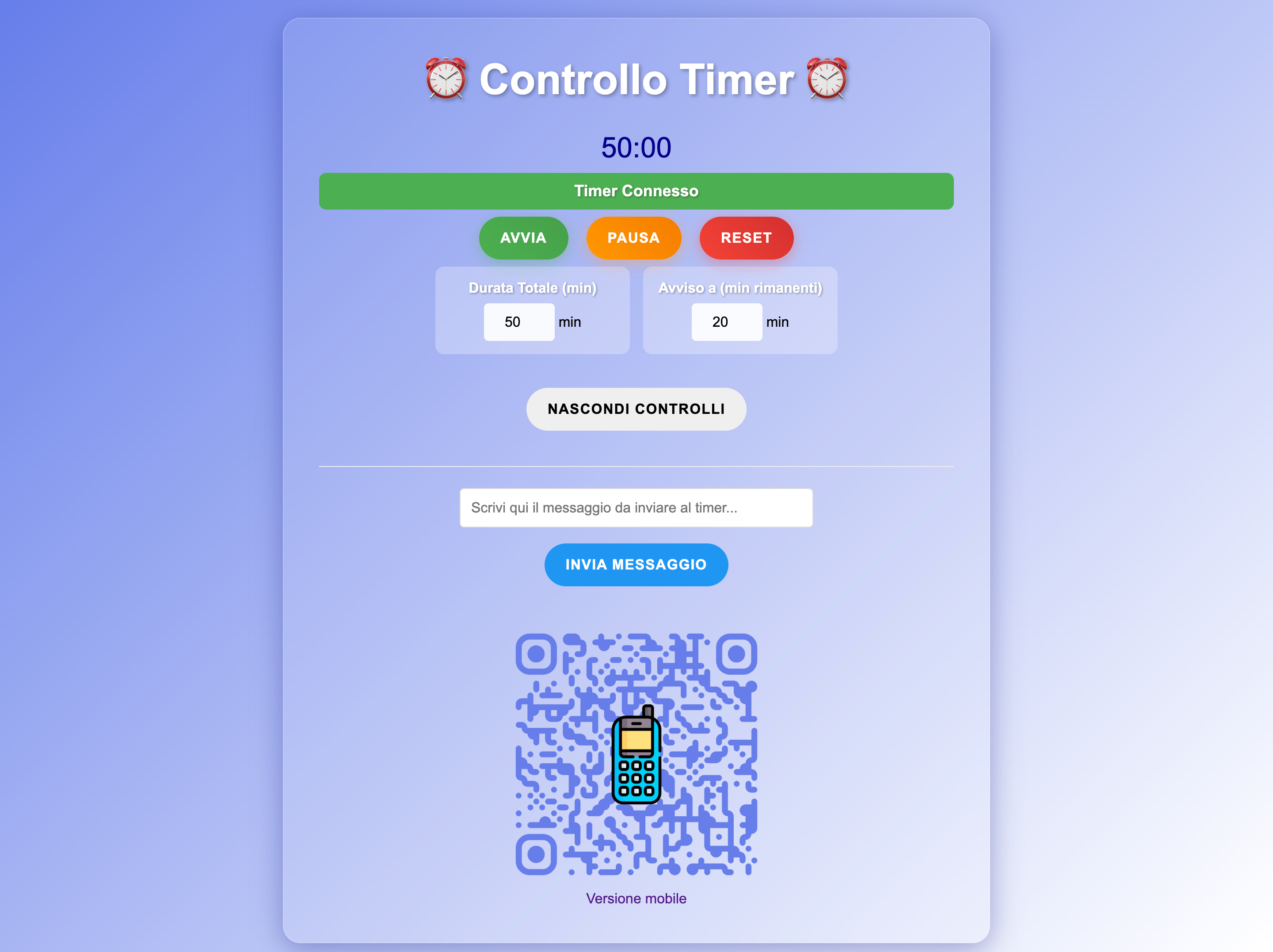 Timer - smart-school Admin Panel
